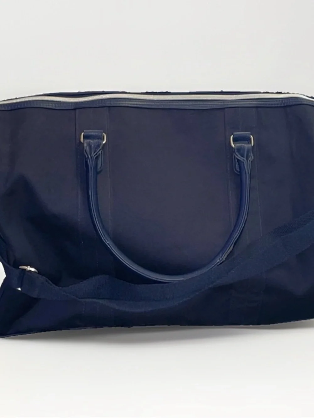 Polo Ralph Lauren-Canvas ,20”x12”x8”, Weekender Duffle Bag - Navy/Purple,GUC